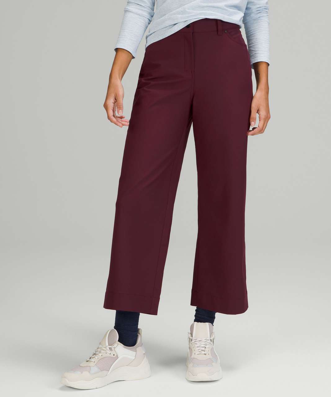 Lululemon City Sleek 5 Pocket Wide Leg Pant - Cassis