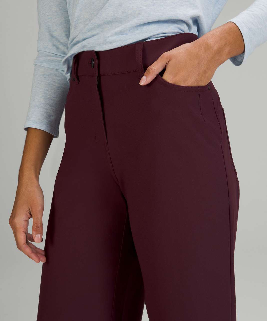 Lululemon City Sleek 5 Pocket Wide Leg Pant - Cassis