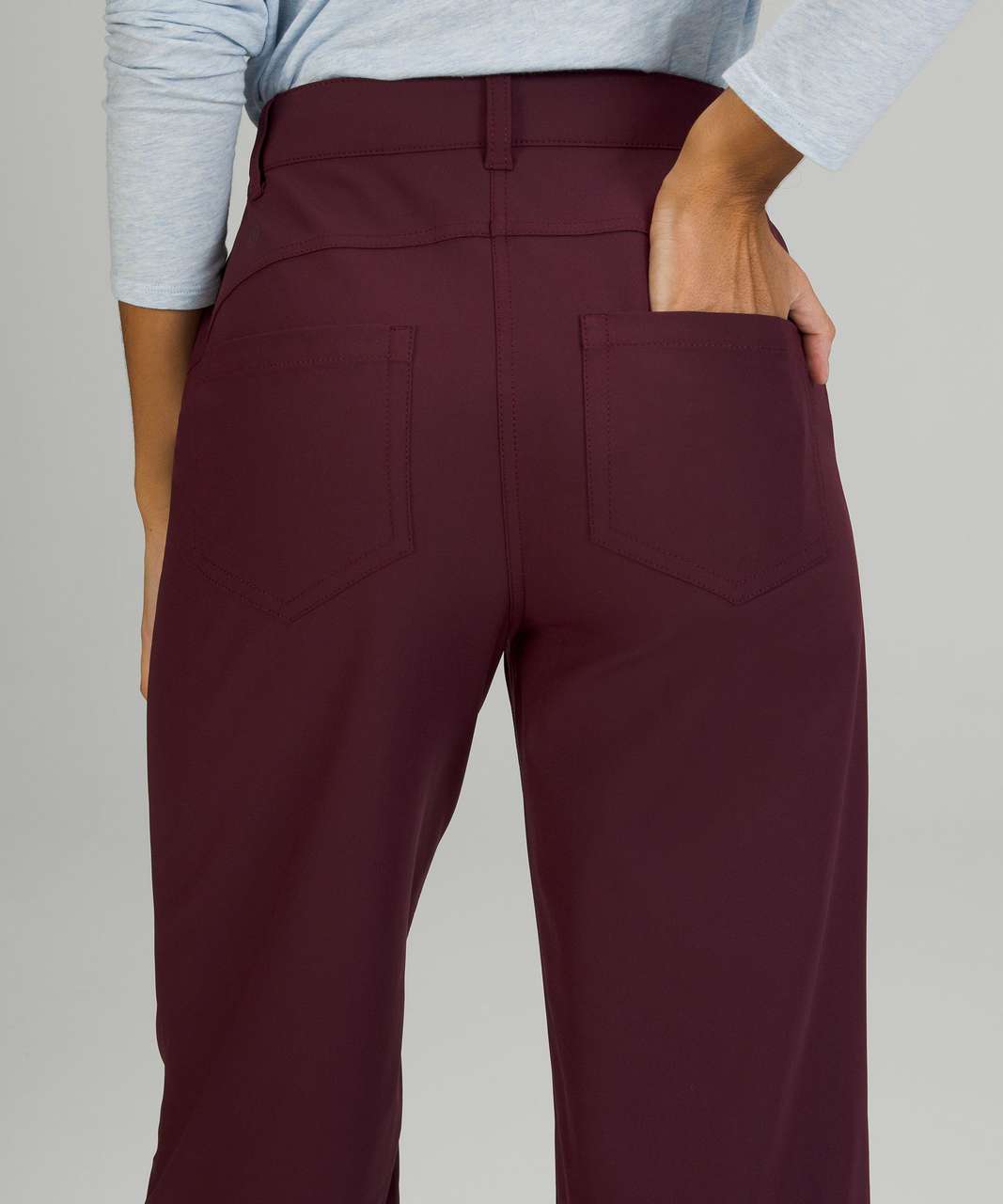 Lululemon City Sleek 5 Pocket Wide Leg Pant - Cassis