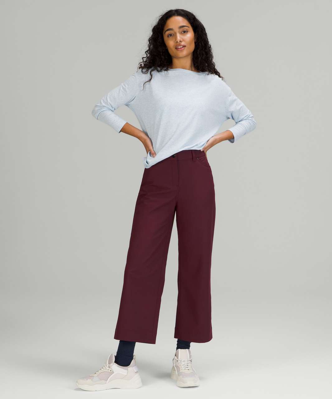 Lululemon athletica City Sleek 5 Pocket High-Rise Wide-Leg Pant Full Length  *Light Utilitech, Women's Trousers