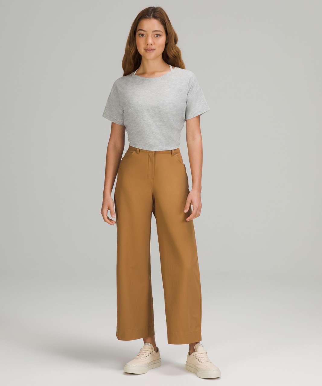 Lululemon City Sleek 5 Pocket Wide Leg Pant - Bold Beige