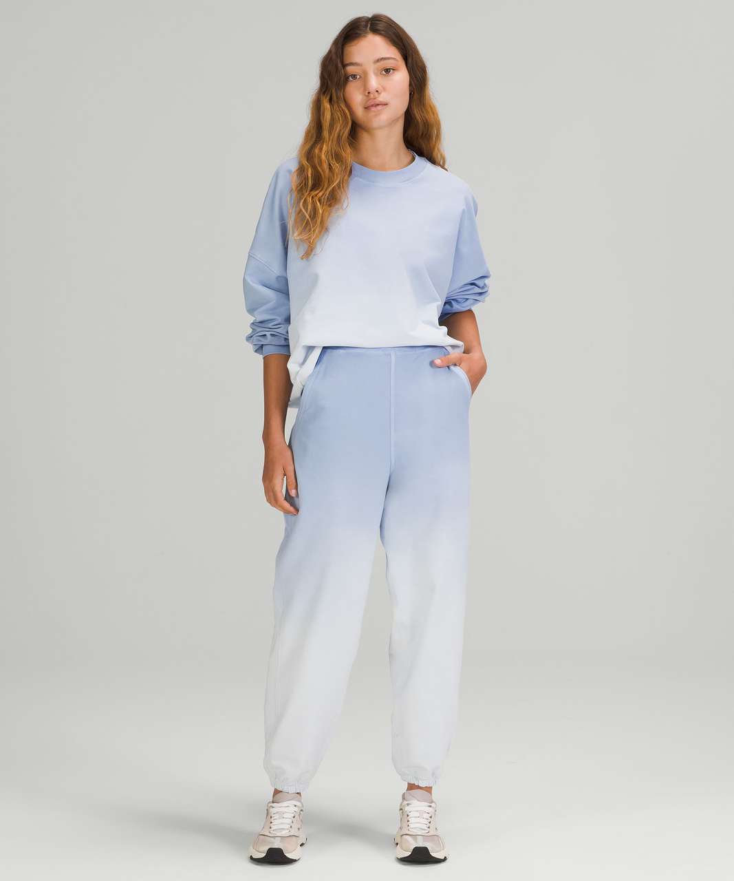 Lululemon LA Super-High-Rise Jogger - Blue Linen Ombre Wash