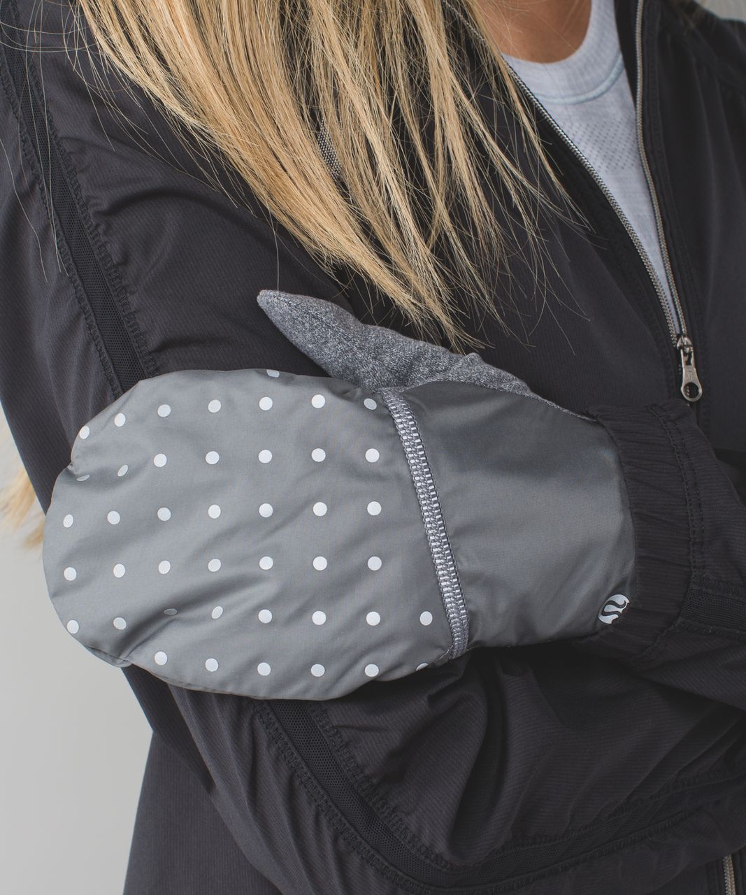 Lululemon Run Fast Gloves - Slate / Heathered Dark Slate