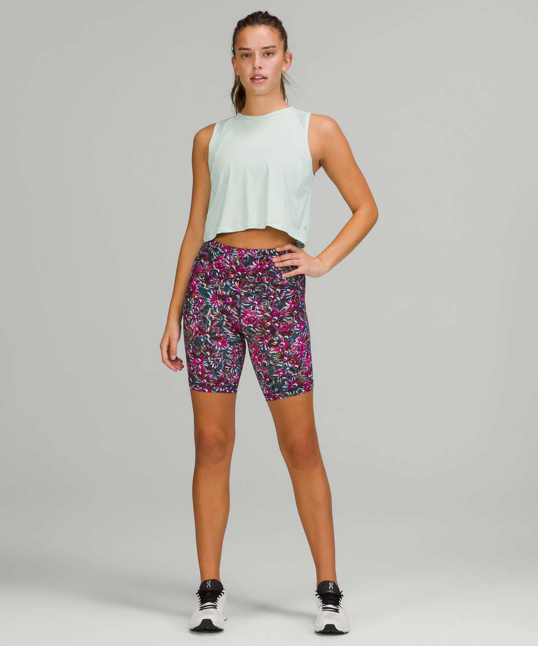 Lululemon Swift Speed High-Rise Short 8 - Floral Electric Multi - lulu  fanatics