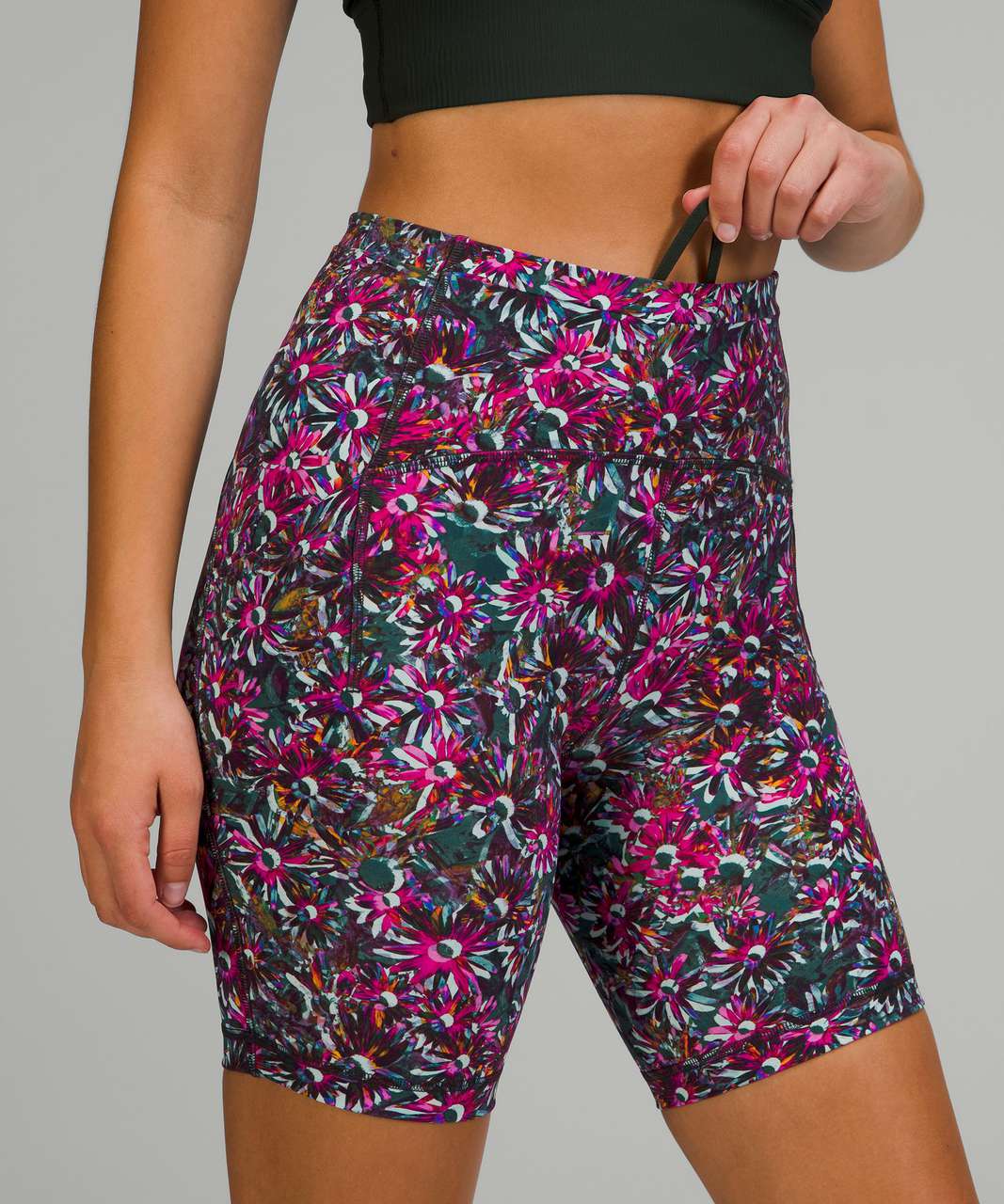 Lululemon Swift Speed High-Rise Short 8" - Floral Electric Multi