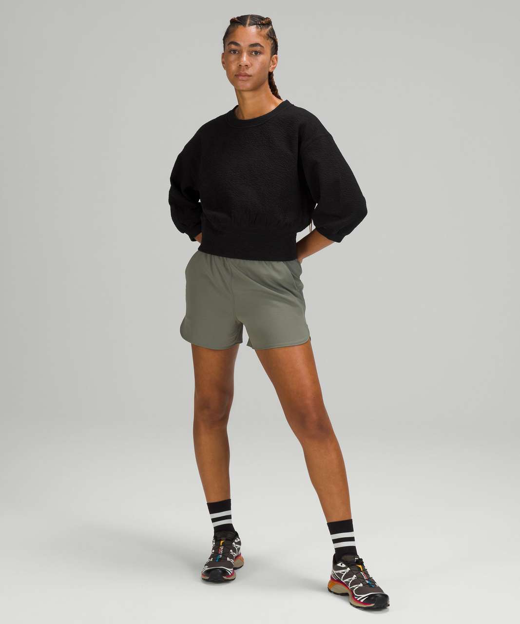 Lululemon Textured Crewneck Pullover - Black