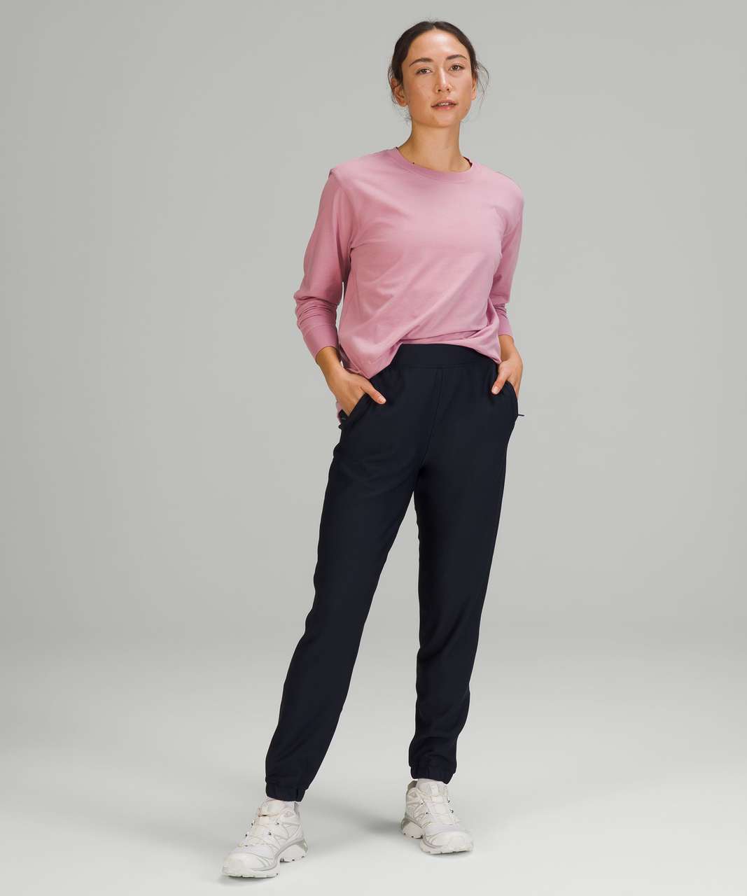 Lululemon All Yours Long Sleeve Shirt - Pink Taupe - lulu fanatics