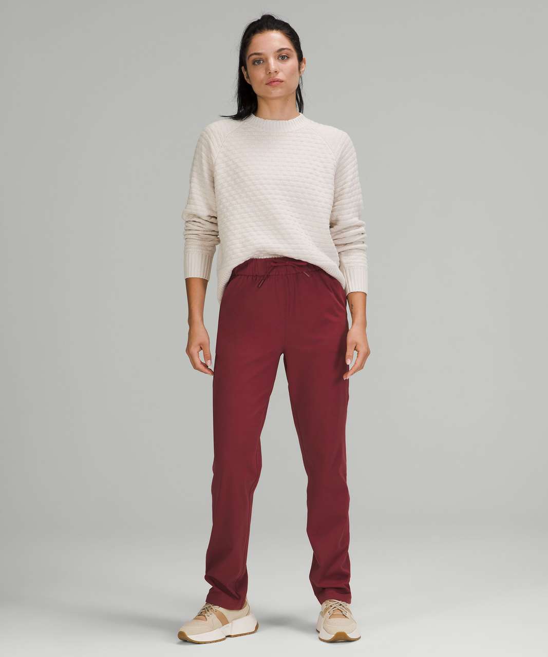 Lululemon Size 10 Align HR Crop 21 Mulled Wine MLWI Pant Buttery