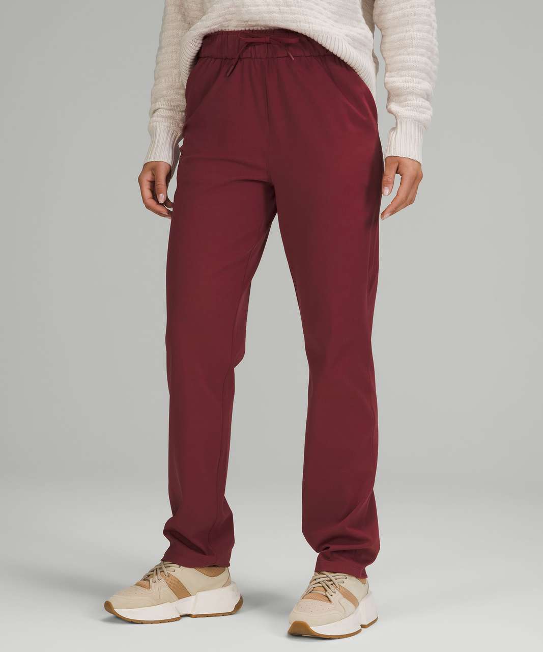 Lululemon Size 8 Align HR Crop 21 Mulled Wine MLWI Pant Buttery Nulu Hi Rise