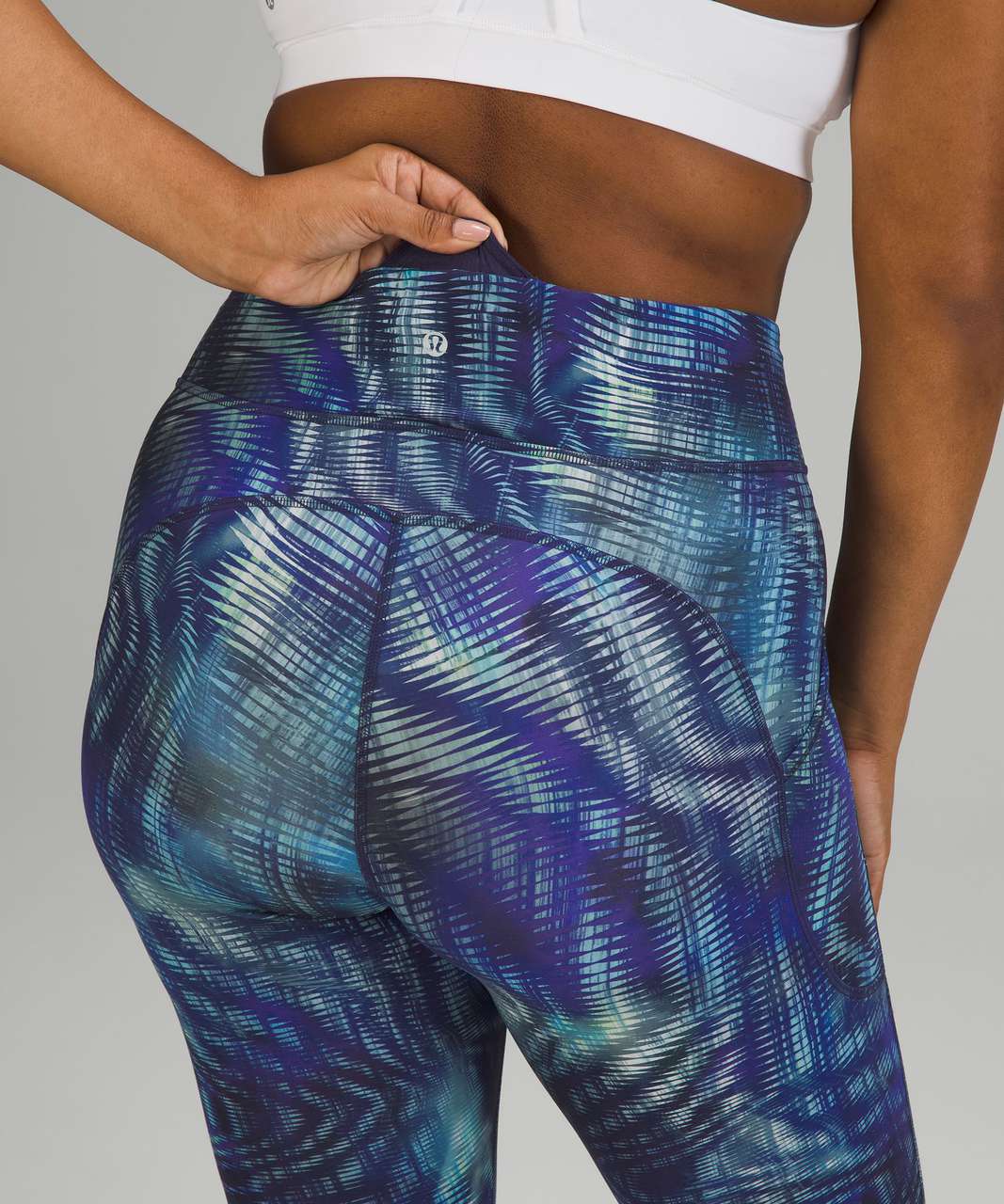 Lululemon Invigorate High-Rise Tight 28" *Foil - Shapeshifter Flux Blue Multi