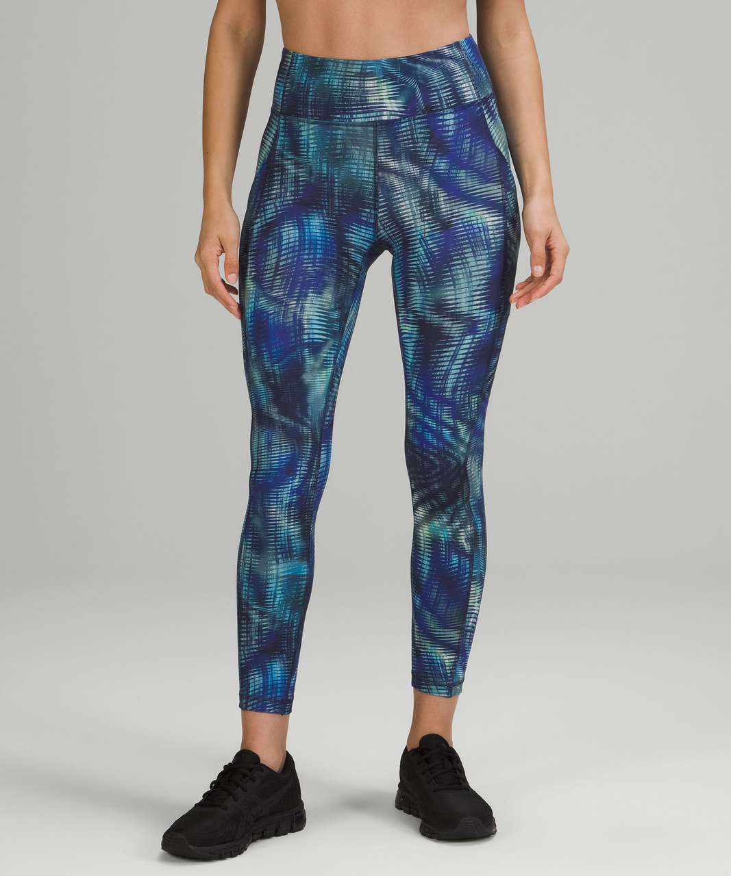 Lululemon Invigorate High-Rise Tight 25" *Foil - Shapeshifter Flux Blue Multi