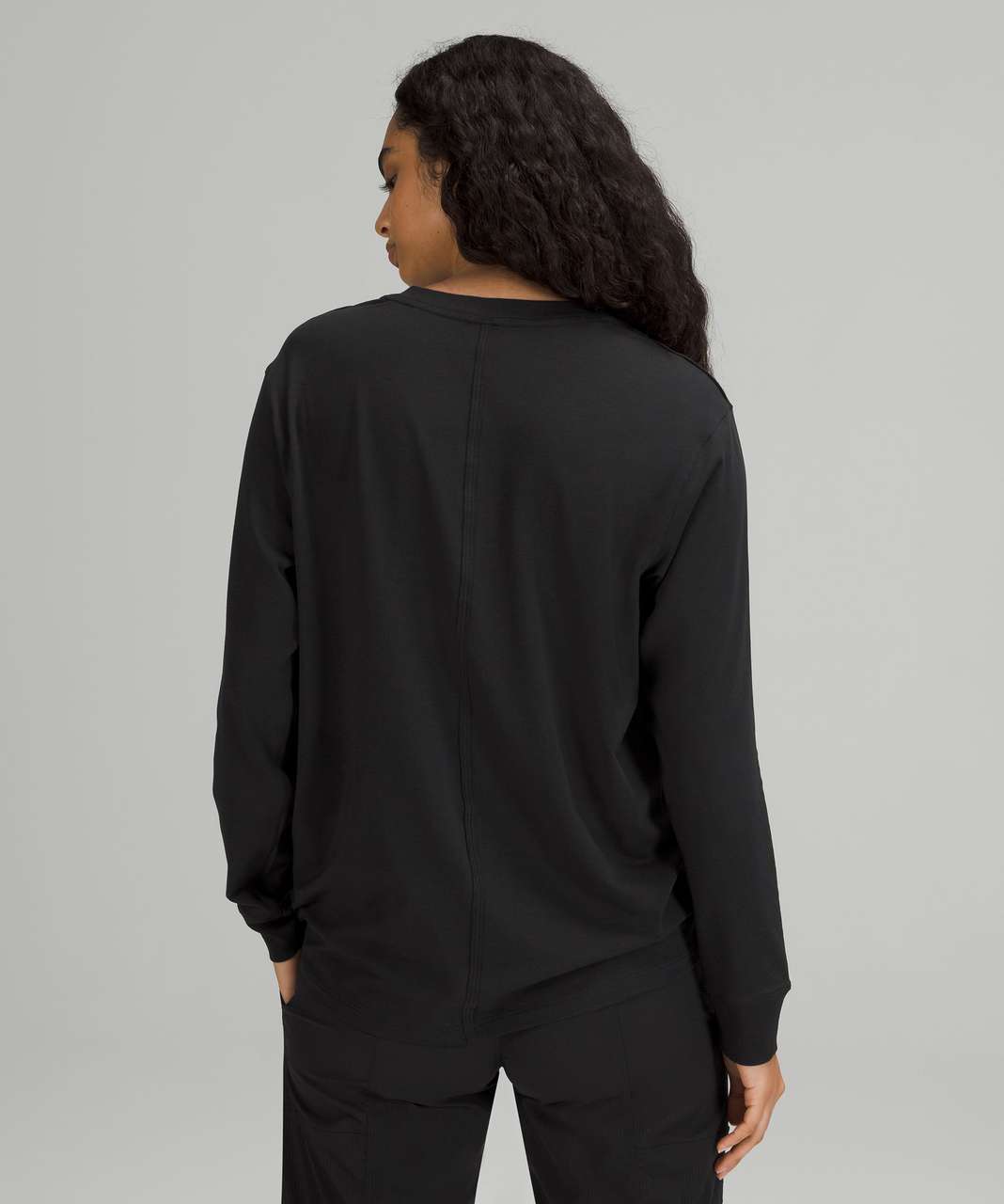 Lululemon All Yours Graphic Long Sleeve Shirt - Black