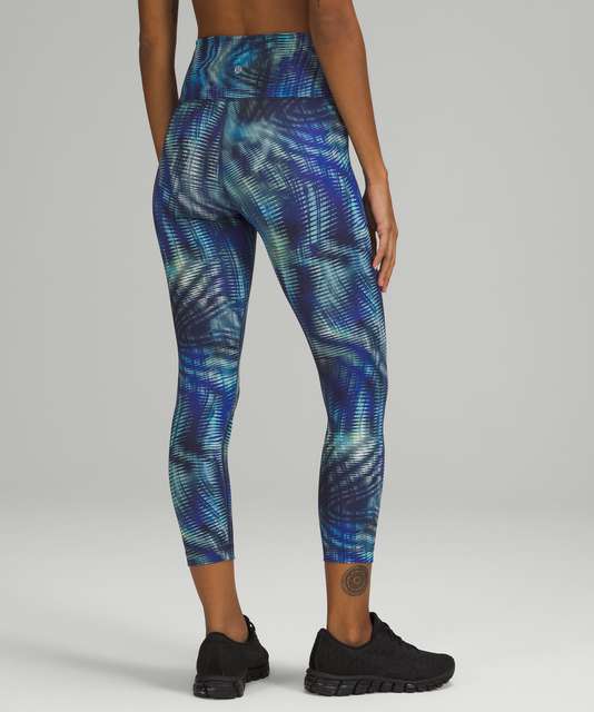 Lululemon Wunder Train High-Rise Crop 23 - Heritage 365 Camo Green Twill  Multi - lulu fanatics