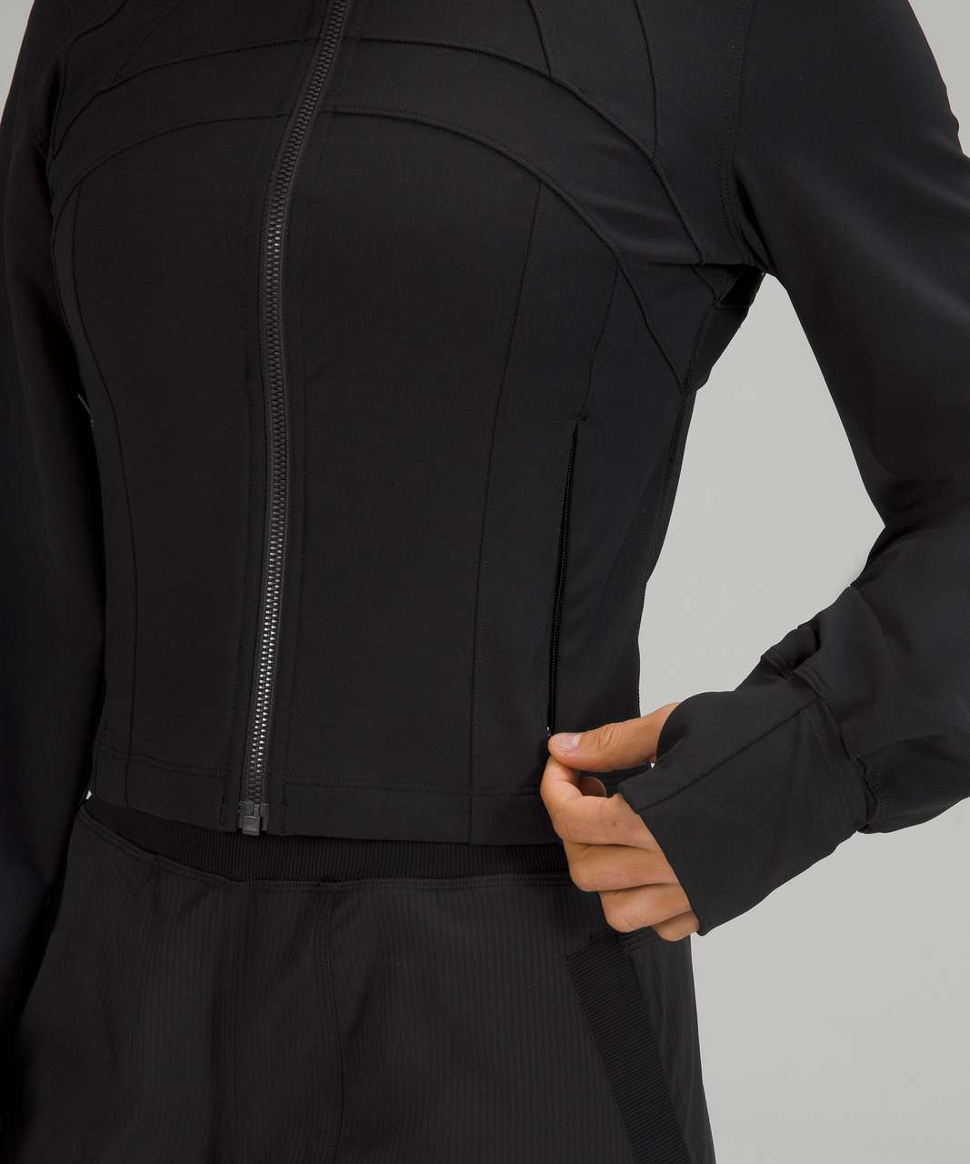 Lululemon Define Cropped Jacket *Luxtreme - Black