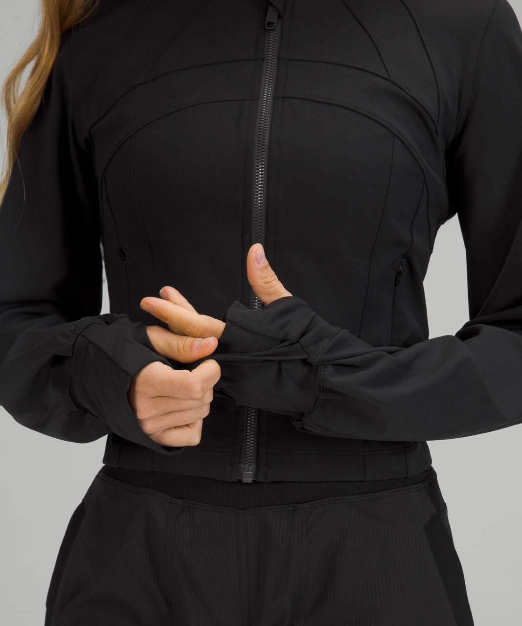 Lululemon Define Cropped Jacket *Luxtreme - Black