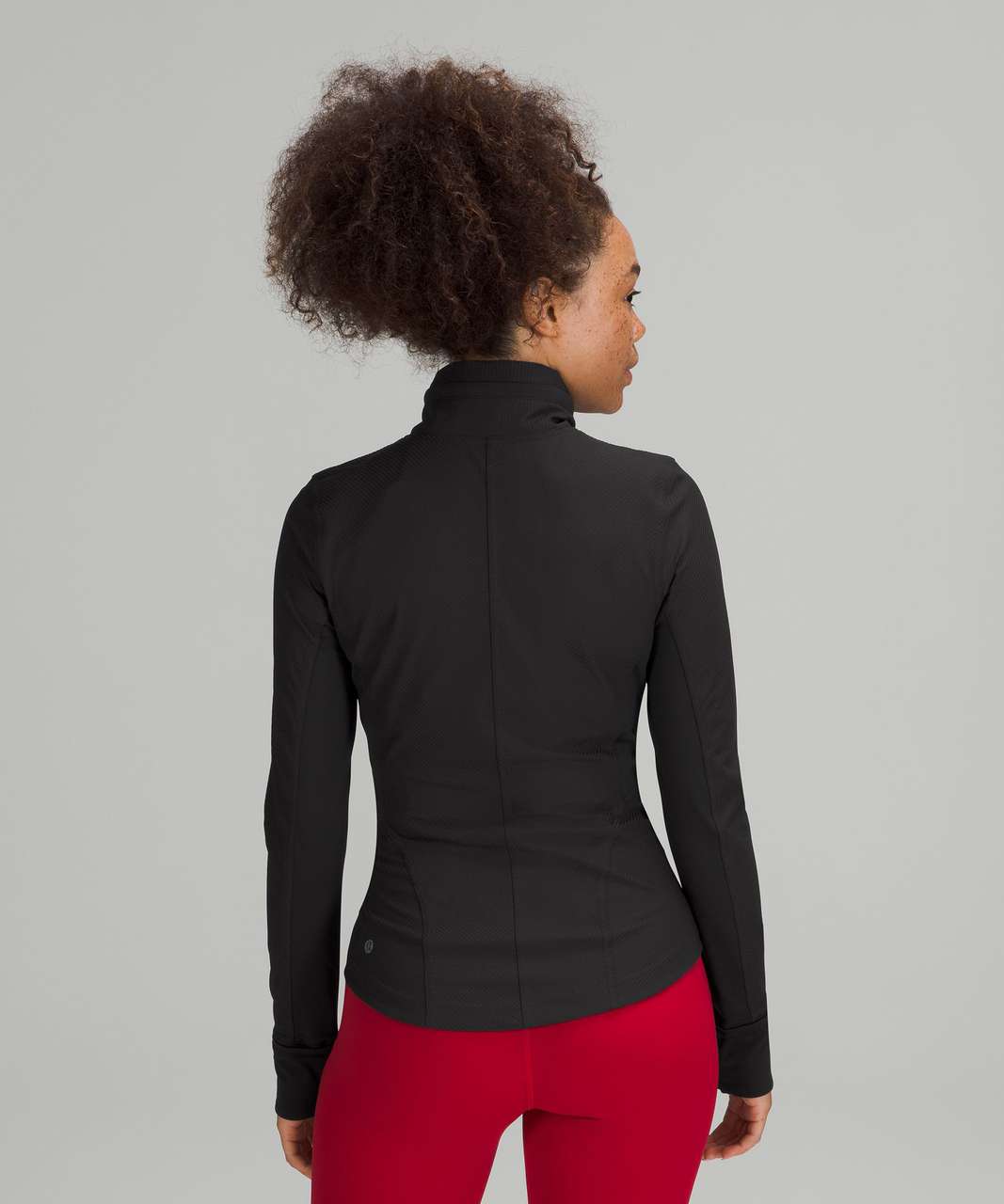 lululemon athletica Ruched Ribbed-waist Jacket - Color Black - Size L