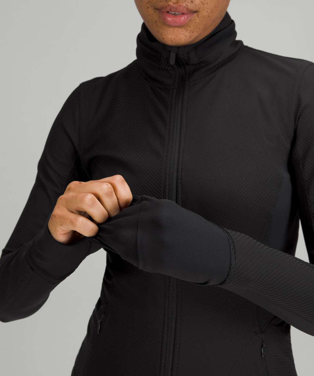 Lululemon Ribbed Nulux Running Jacket - Black