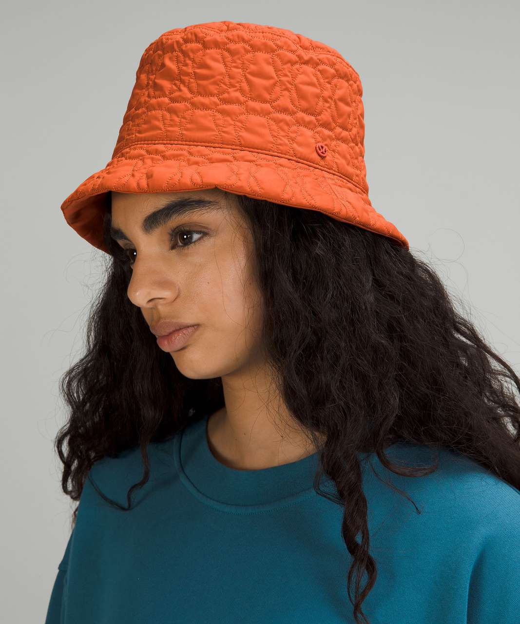 Lululemon Reversible Quilted Bucket Hat - Canyon Orange