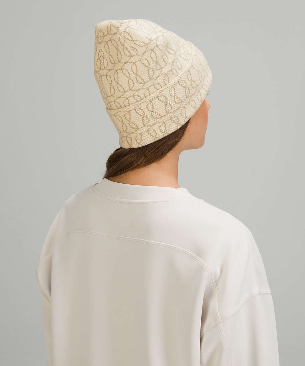 Lululemon Warm Revelation Beanie - White Opal / Raw Linen - lulu fanatics