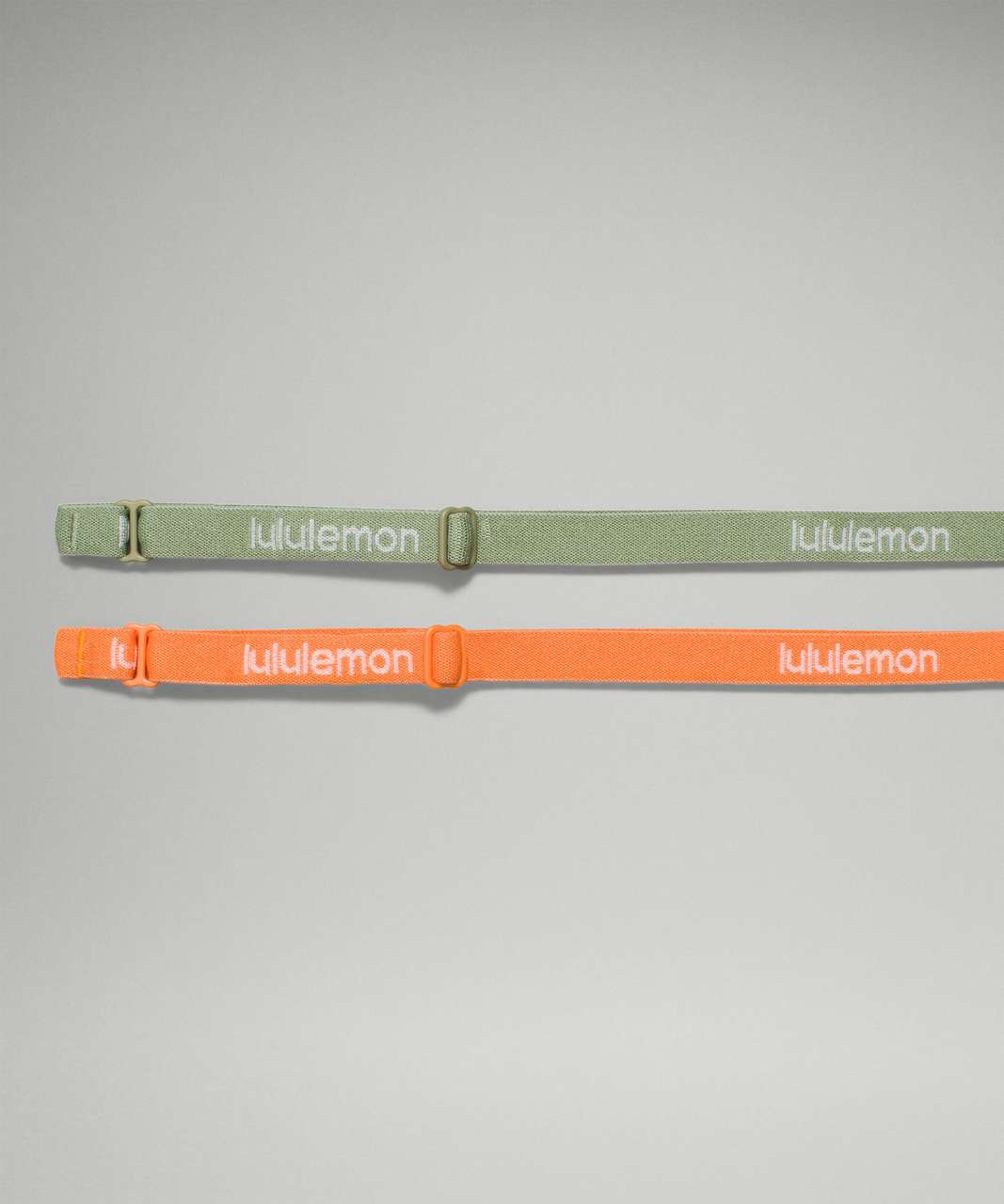 Lululemon Get in Line Headband 2 Pack - Tiger / Willow Green