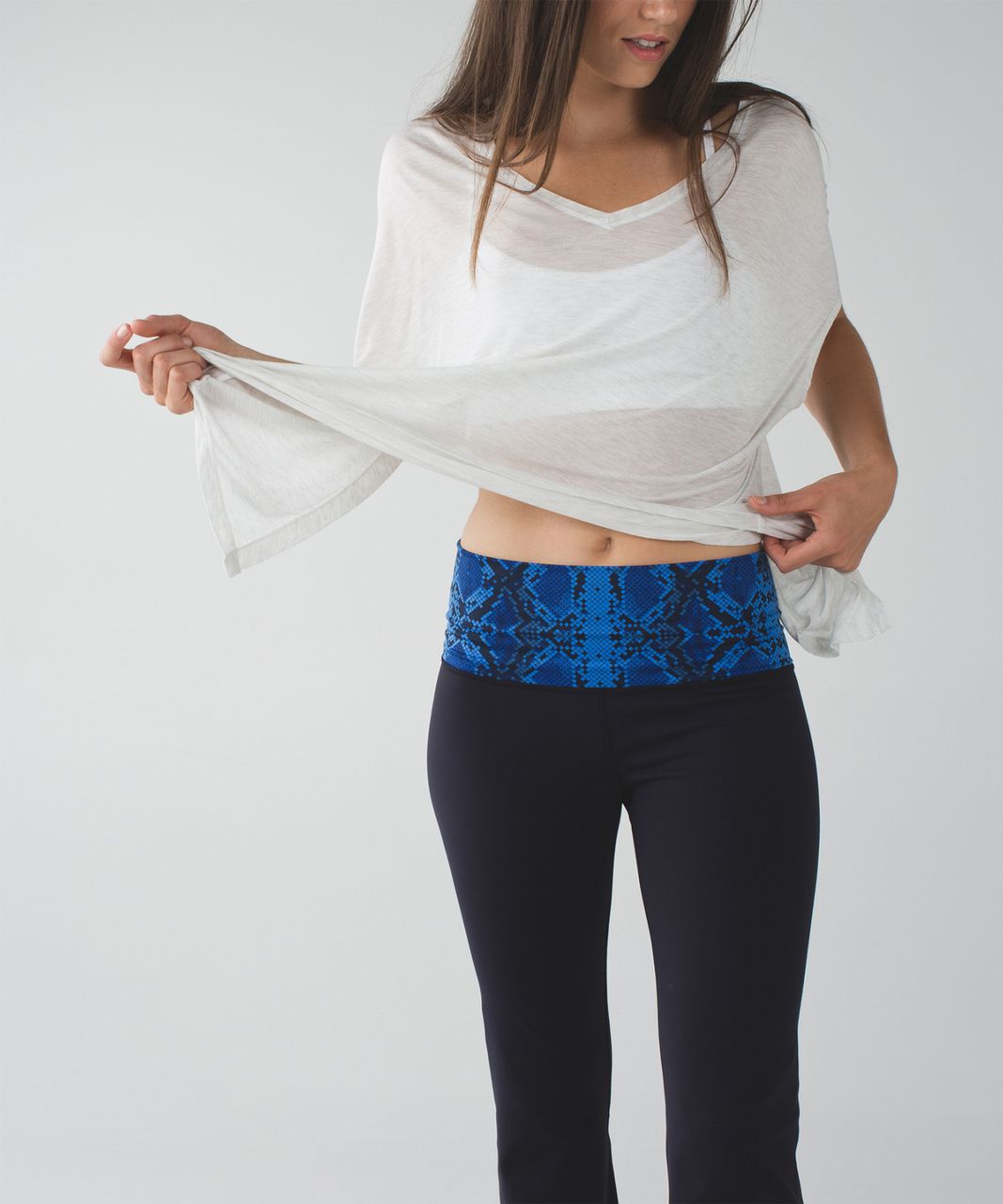 Lululemon Groove Pant III (Tall) - Naval Blue / Mini Ziggy Snake Pipe Dream Blue Sapphire Blue