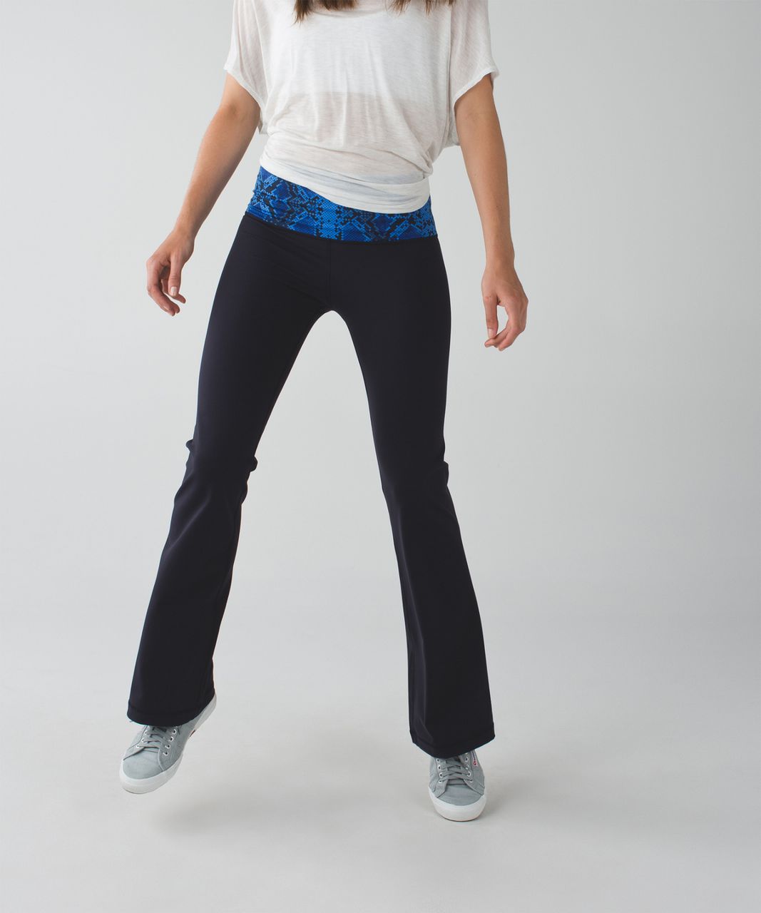 Lululemon Groove Pant III (Tall) - Naval Blue / Mini Ziggy Snake Pipe Dream Blue Sapphire Blue