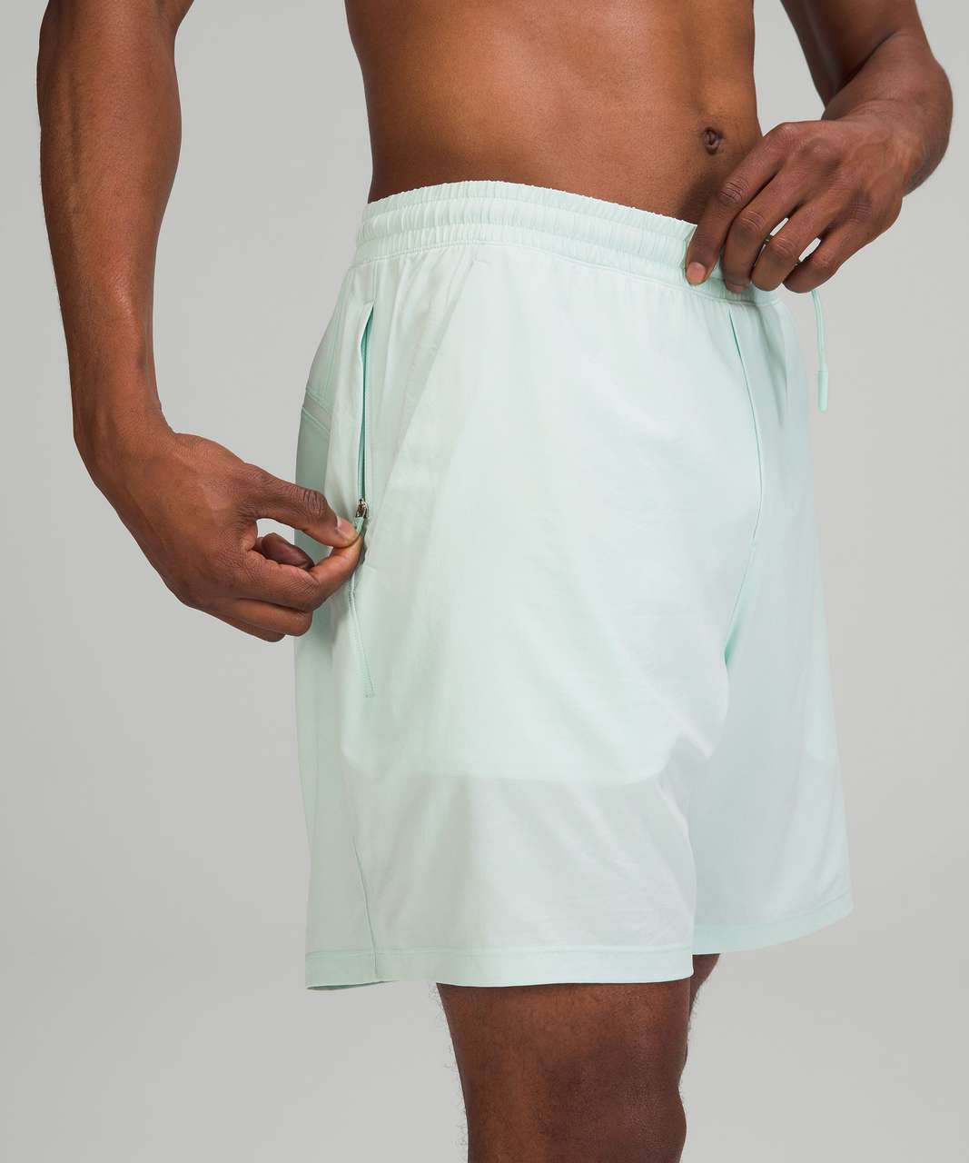 Lululemon Pace Breaker Lined Short 7" - Delicate Mint