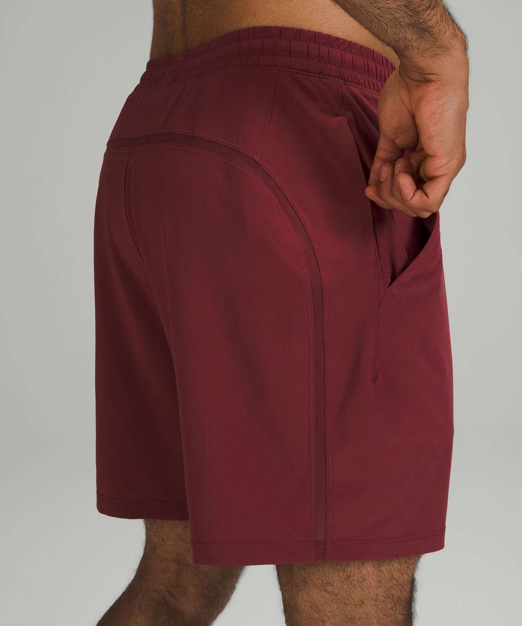 Lululemon Pace Breaker Lined Short 7" - Mulled Wine