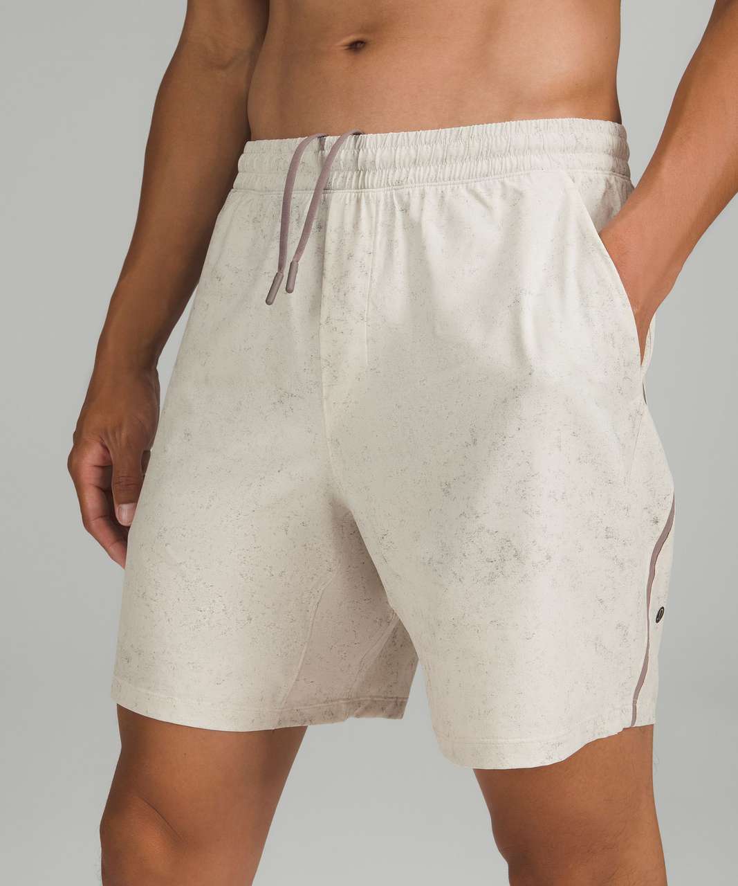 Lululemon Surge Short 6 Lined Factory Sale Canada - Gravel Dust White Opal  Lunar Rock Mens Shorts