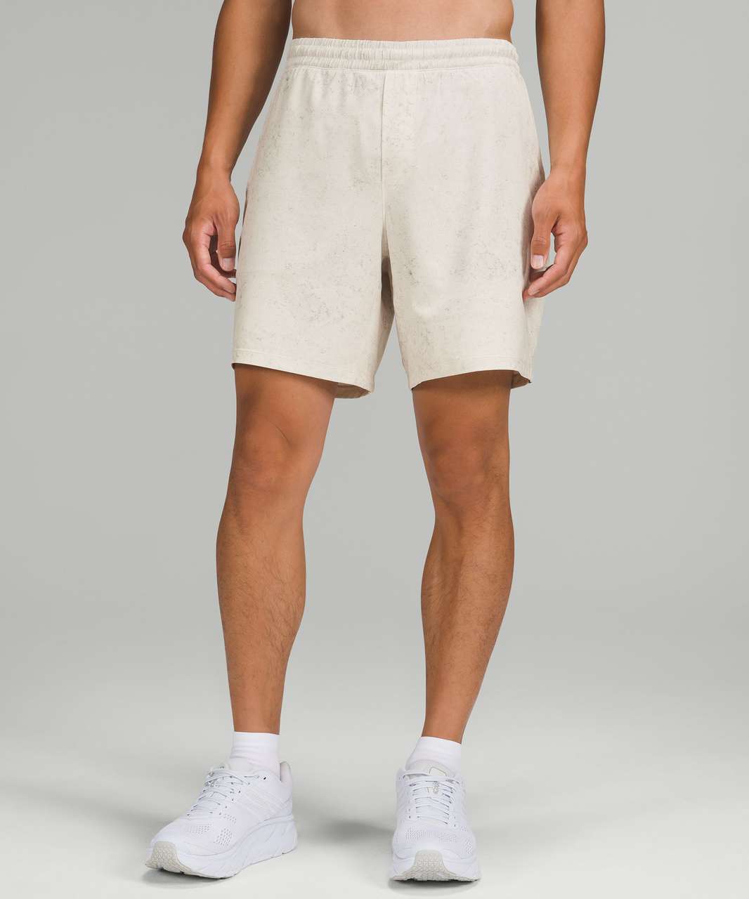 Lululemon Surge Short 6 Lined Factory Sale Canada - Gravel Dust White Opal  Lunar Rock Mens Shorts