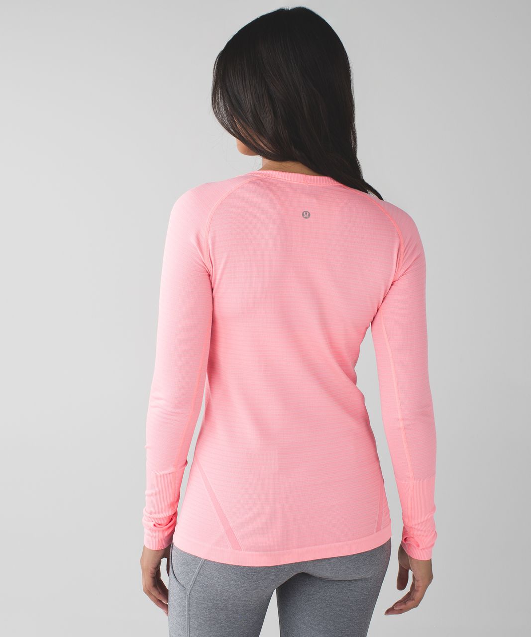 Lululemon Swiftly Tech Long Sleeve Crew - Heathered Flash Light