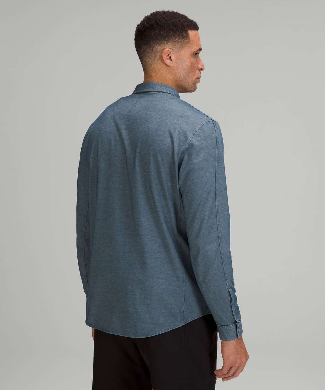 Lululemon Commission Long Sleeve Shirt - River Blue Enzyme Dye (First Release)