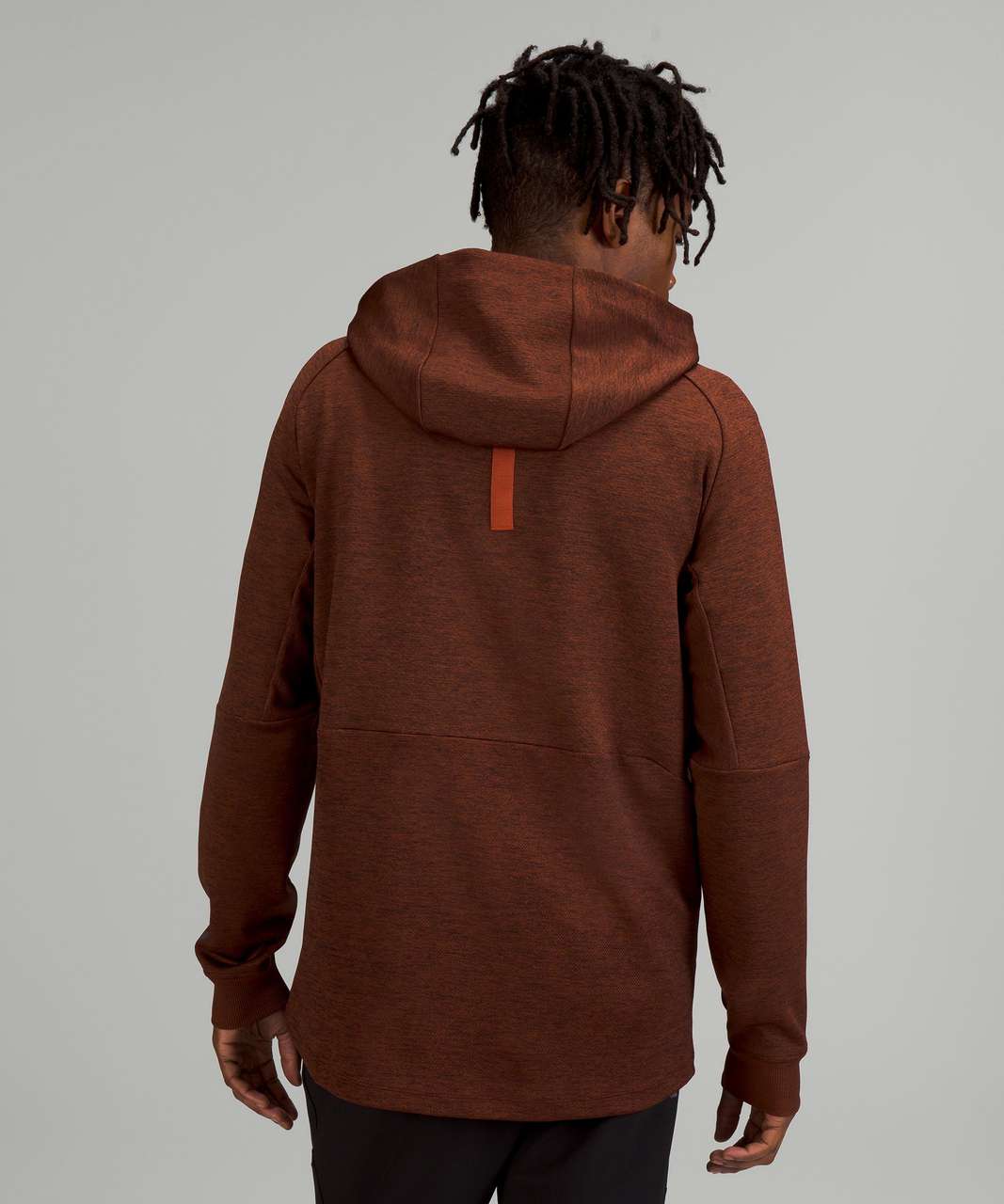 Lululemon Textured Tech Hoodie - Aztec Brick / Black