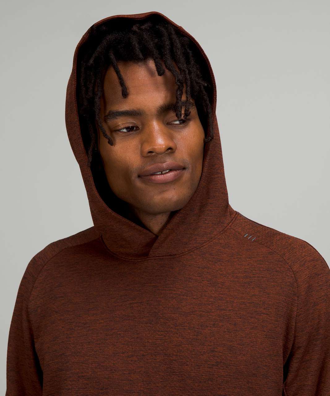 Lululemon Textured Tech Hoodie - Aztec Brick / Black