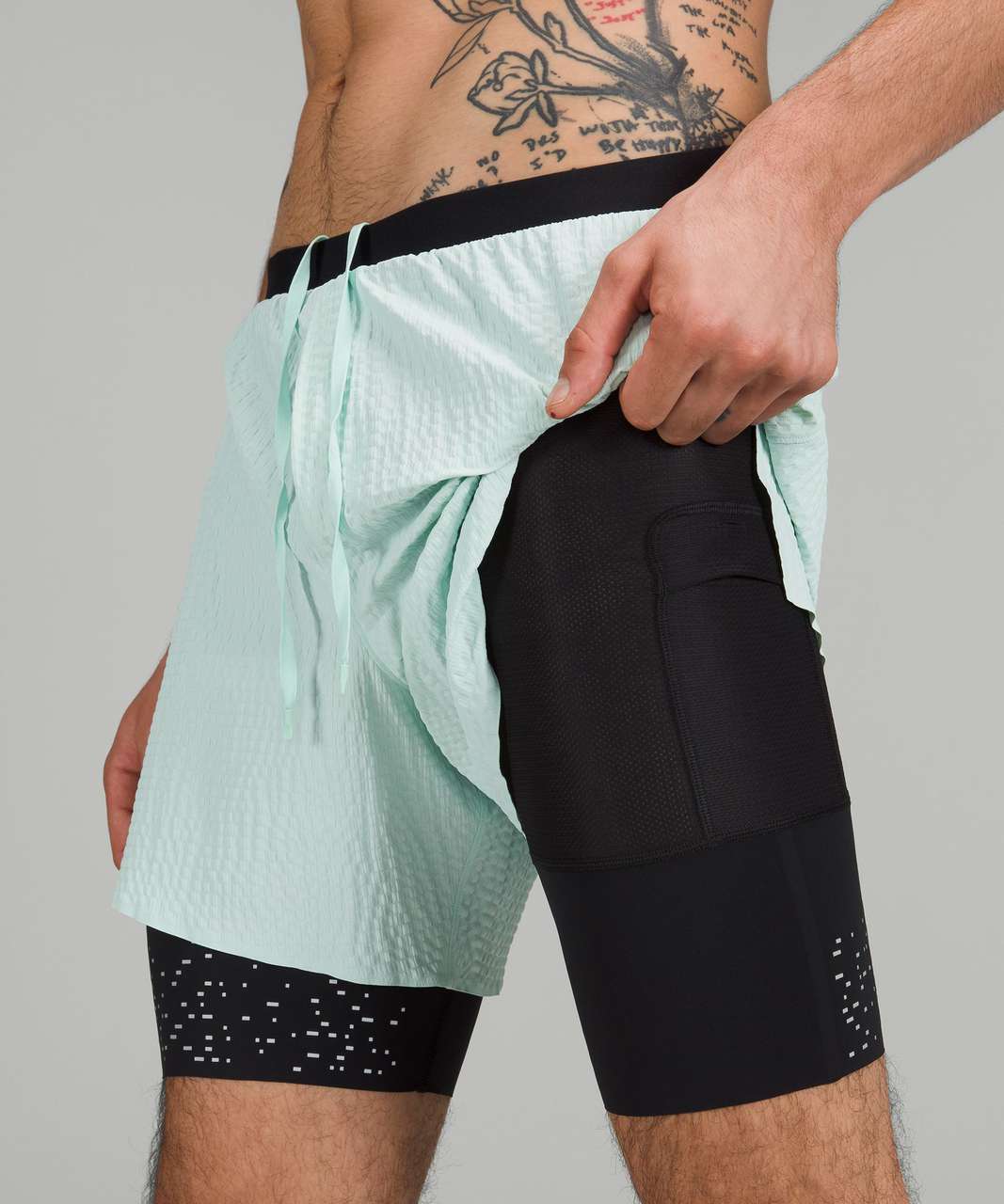 Lululemon Surge Lined Short 6 *Special Edition - Delicate Mint