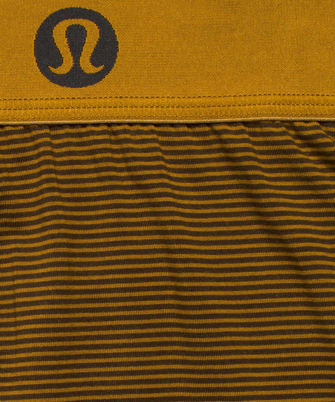 Lululemon Always In Motion Boxer 5" - Jumie Stripe Print Gold Spice Graphite Grey