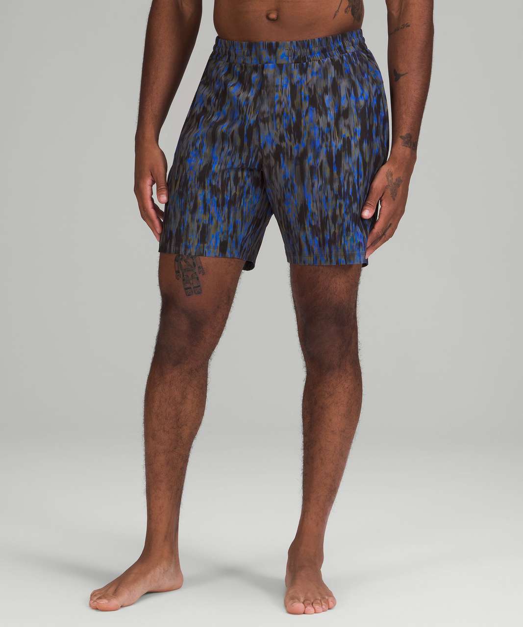 Lululemon Channel Cross Swim Short 7" - Breaking Waves Multi