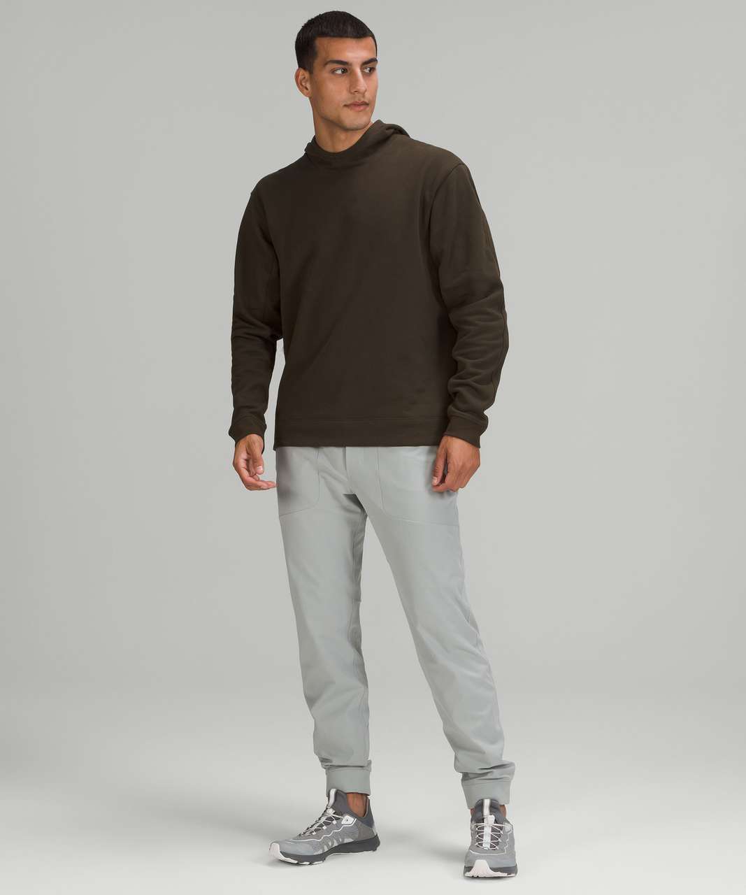 Lululemon French Terry Oversized Long Sleeve Crew - Dark Olive