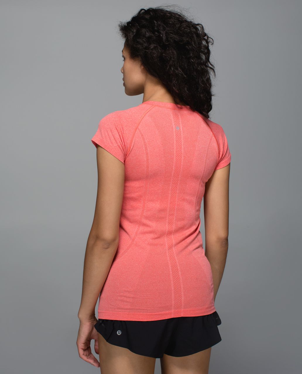 Lululemon Swiftly Tech Short Sleeve Scoop - Heathered Alarming