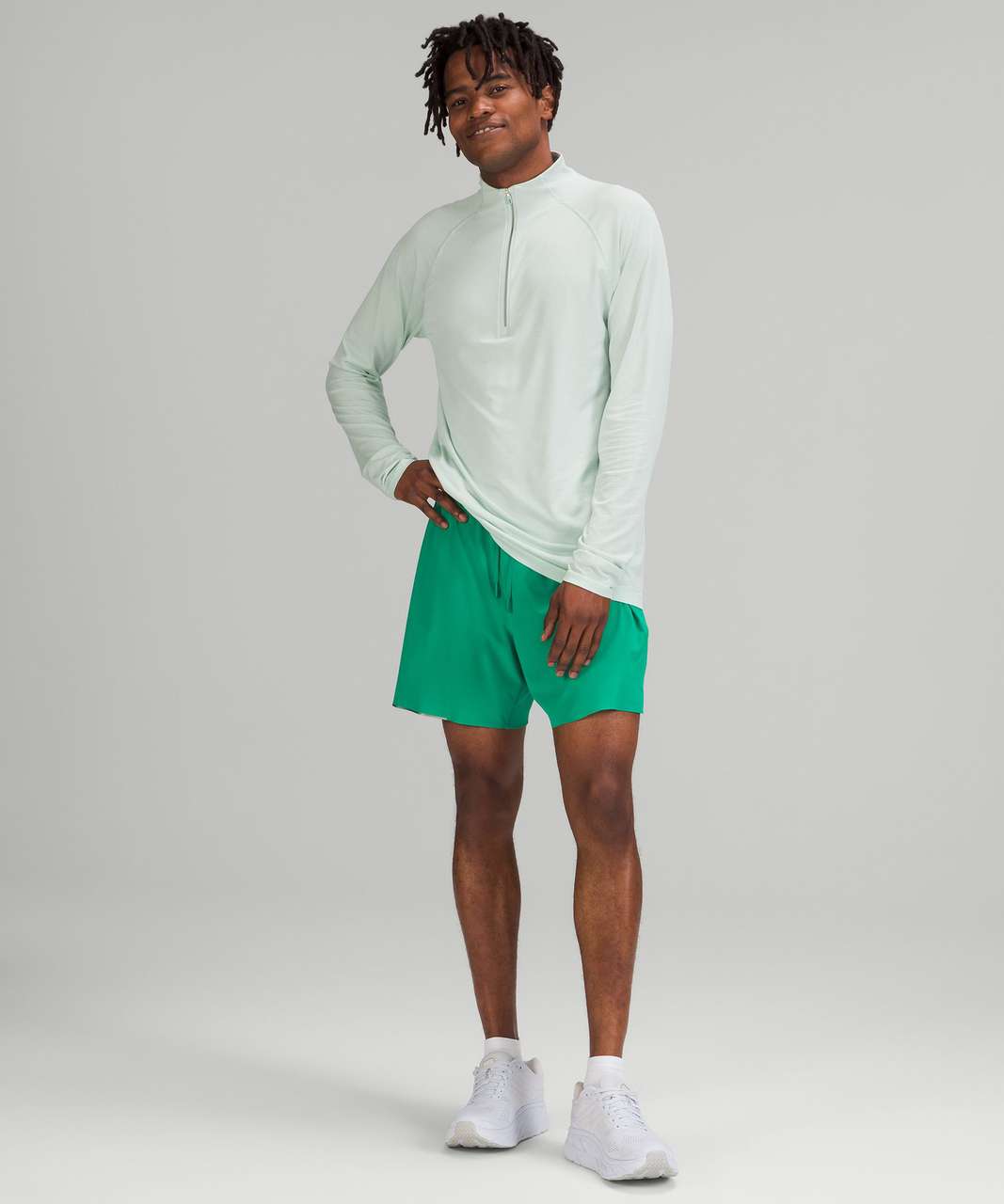 Lululemon Surge Linerless Short 6" - Emerald Ice