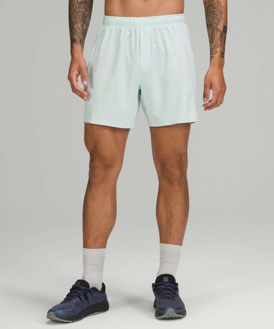 Lululemon Surge Linerless Short 6 - Delicate Mint - lulu fanatics