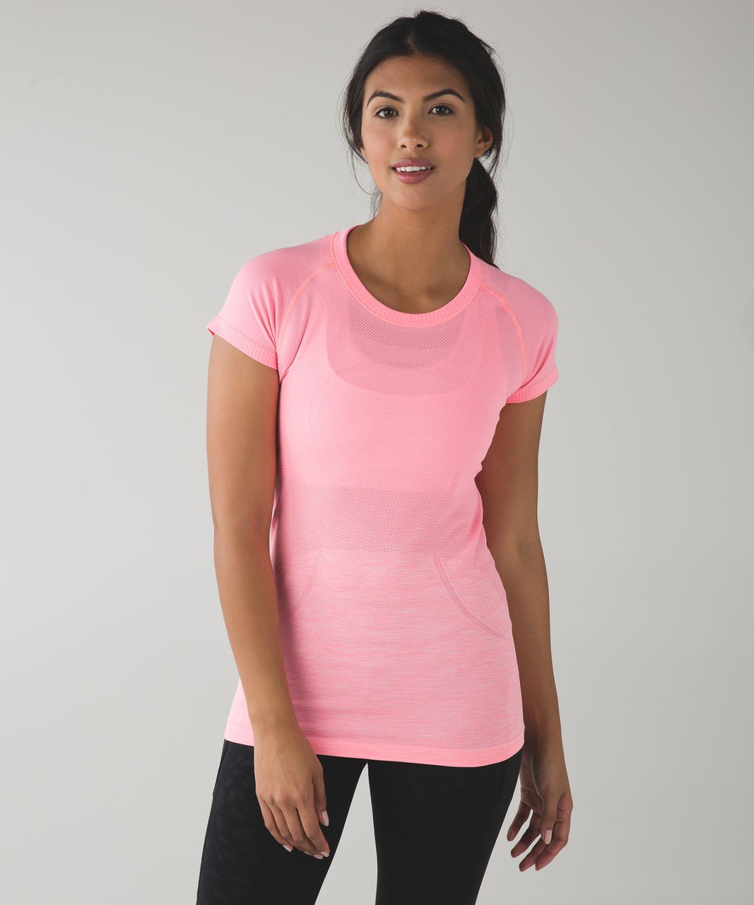 Lululemon Swiftly Tech Short Sleeve Crew - Heathered Flash Light