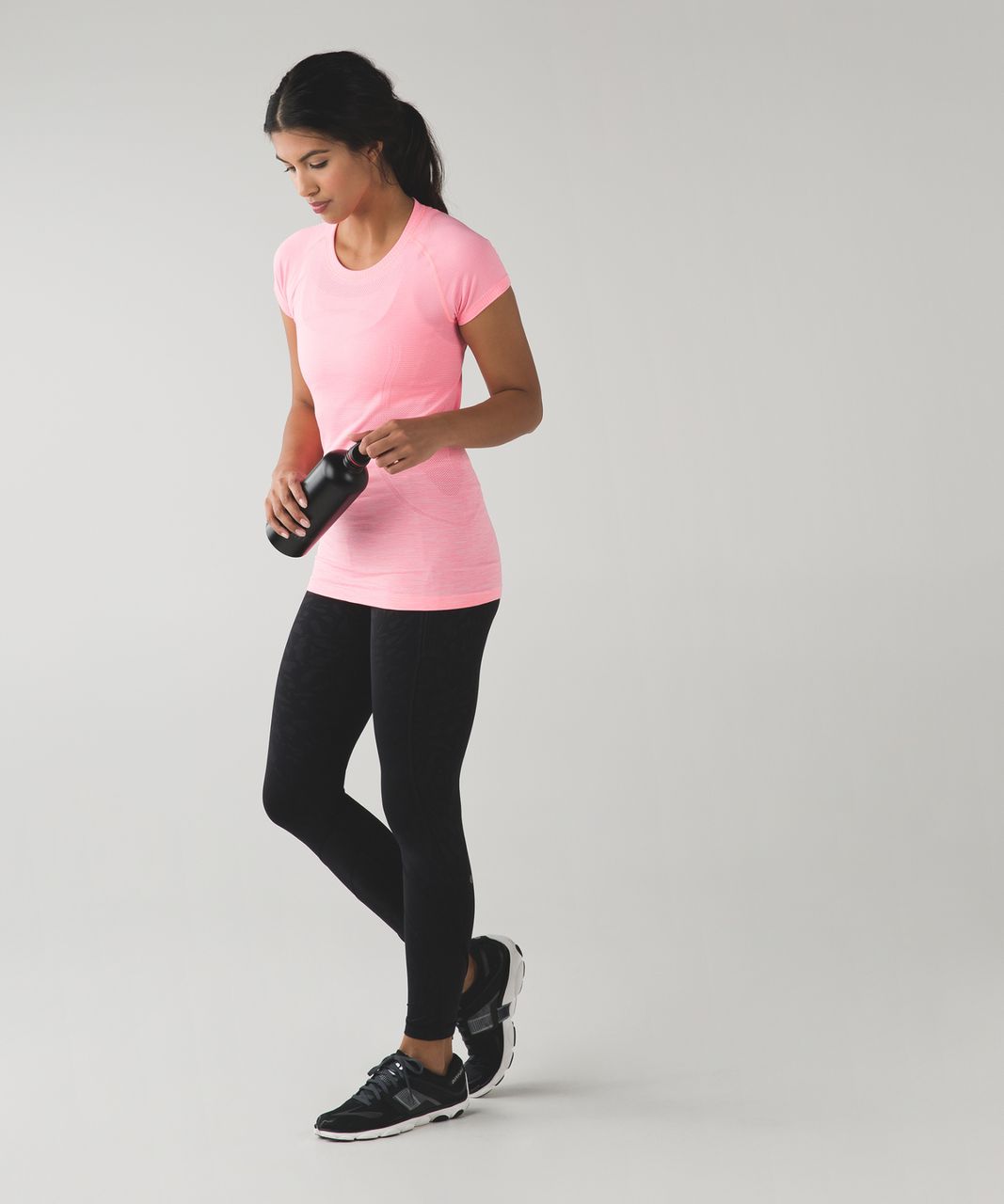 Lululemon Swiftly Tech Short Sleeve Crew - Heathered Flash Light