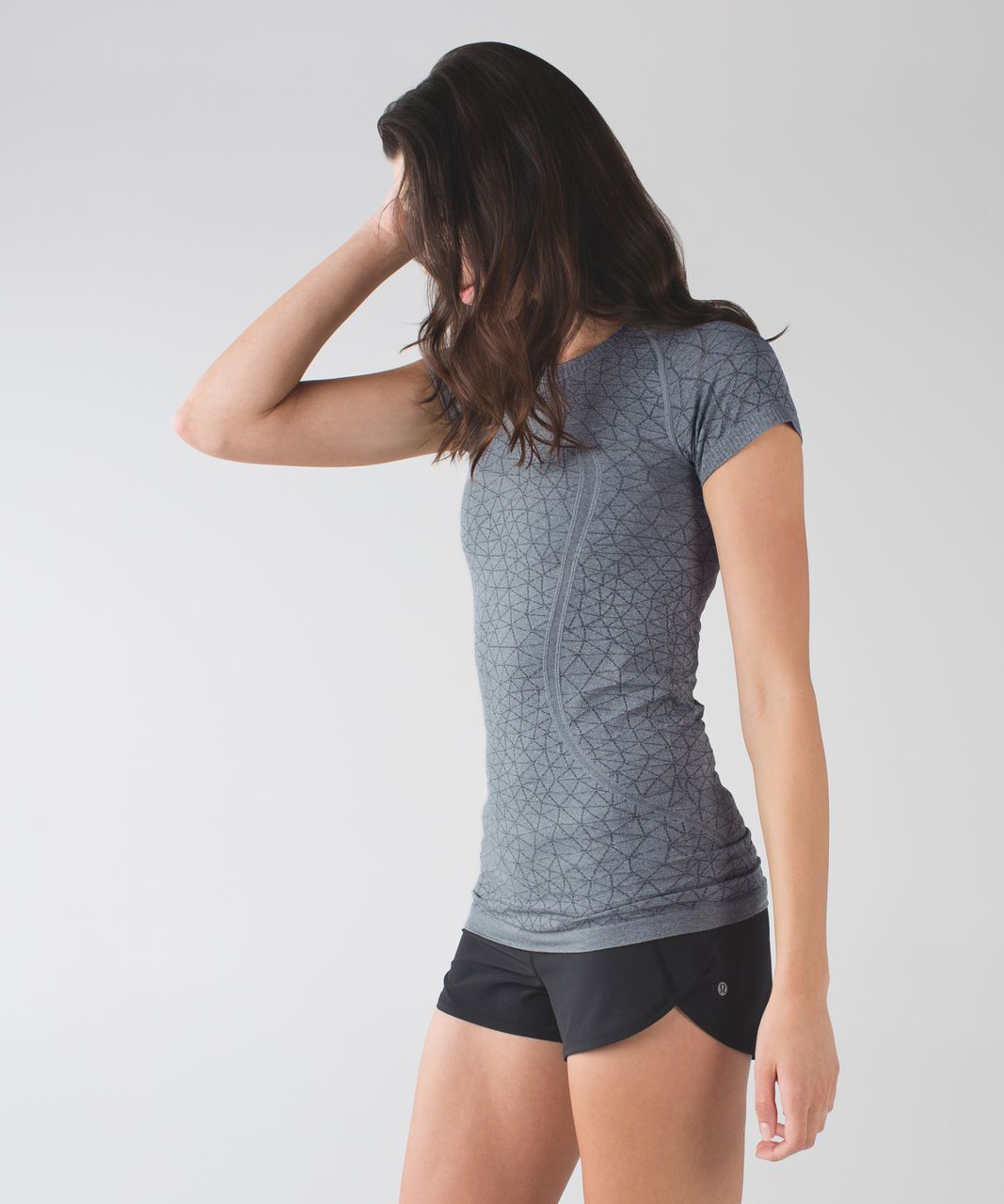 Lululemon Swiftly Tech Short Sleeve Crew - Heathered Slate