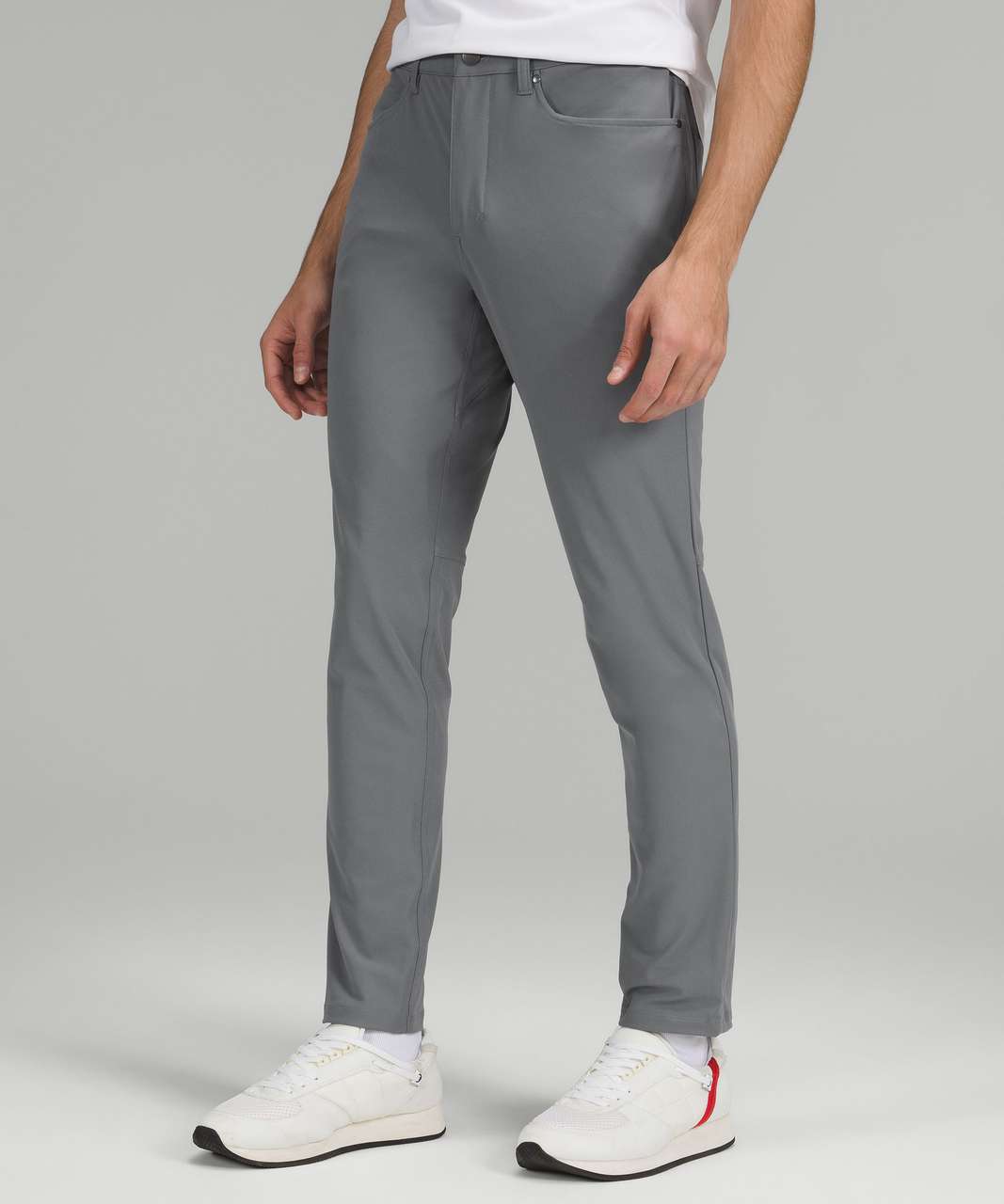 lululemon athletica Abc Slim-fit Trousers 30l Smooth Twill in Gray for Men