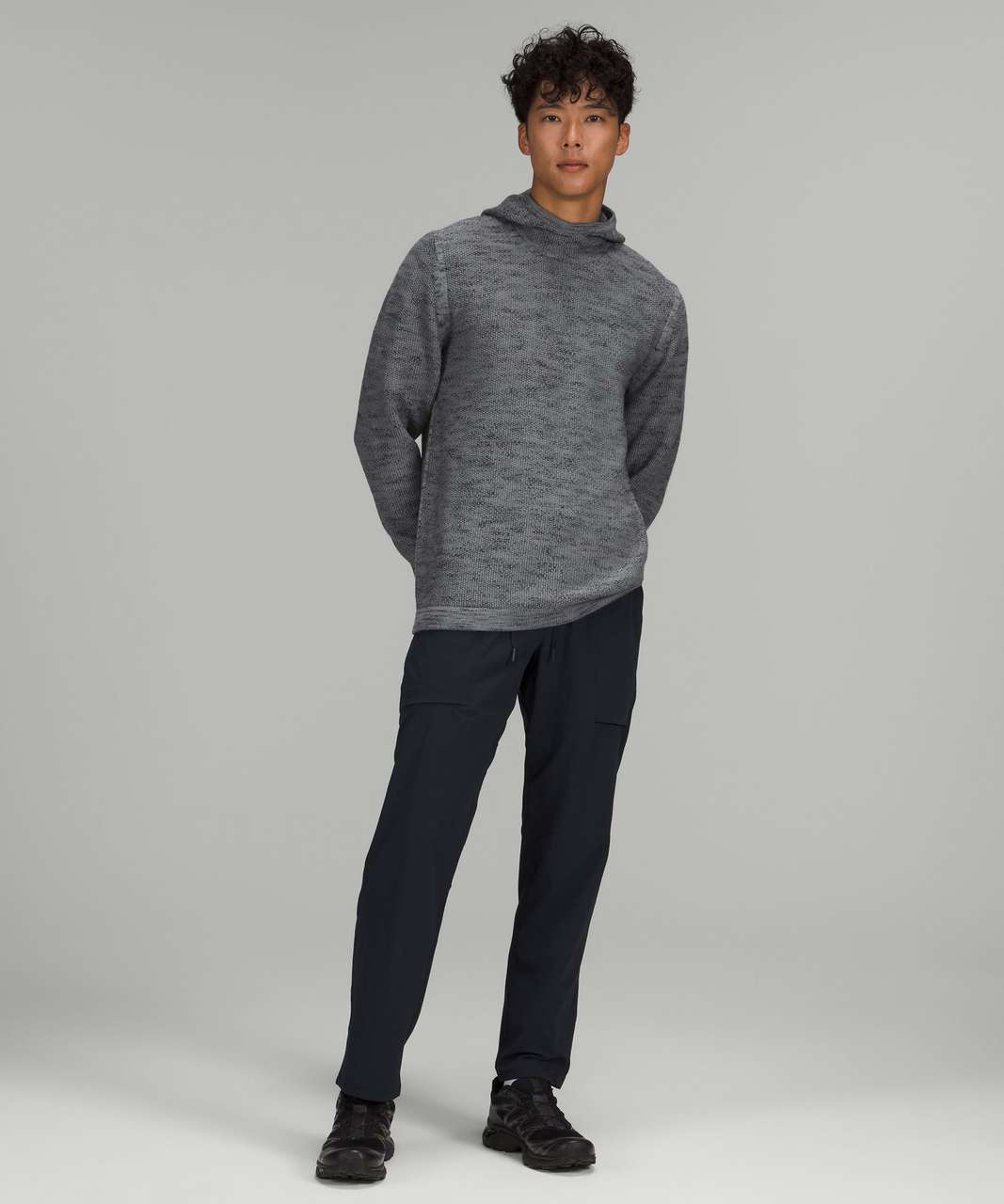 Lululemon Cascade Coast Hoodie - Asphalt Grey / Black