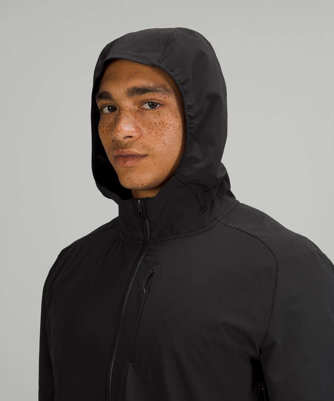 Lululemon Lightweight Running Half-Zip Hoodie - Black - lulu fanatics