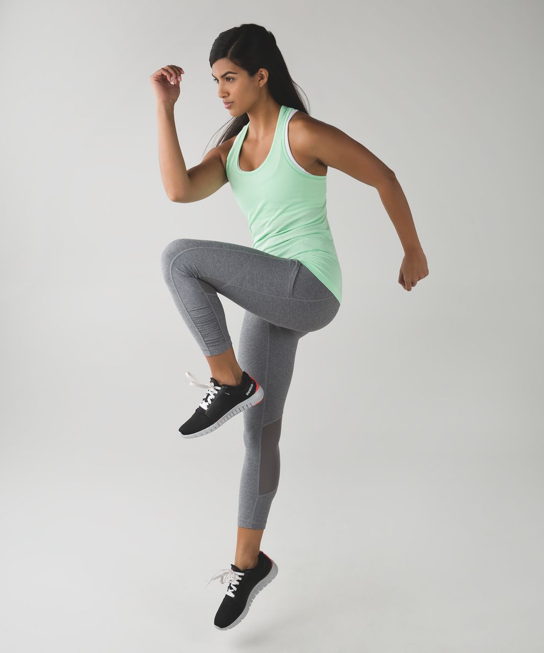 Lululemon Swiftly Tech Racerback - Heathered Pistachio