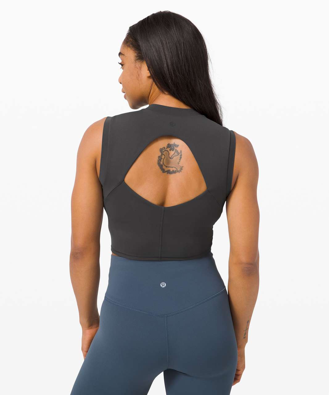 Lululemon Sweat Intention Tank - Graphite Grey - lulu fanatics