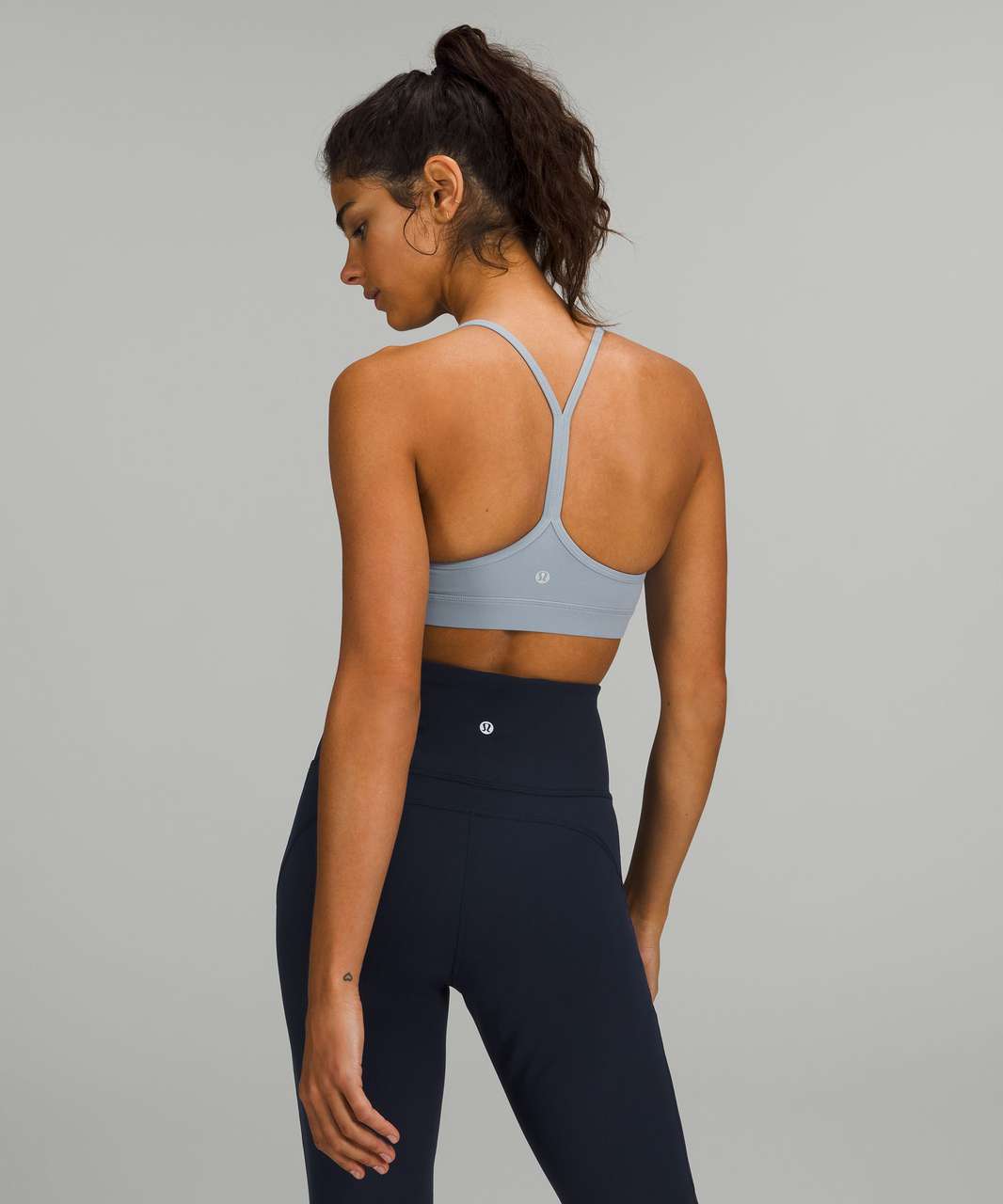 Lululemon Flow Y Nulu Bra *Light Support, A–C Cups - Chambray - lulu  fanatics